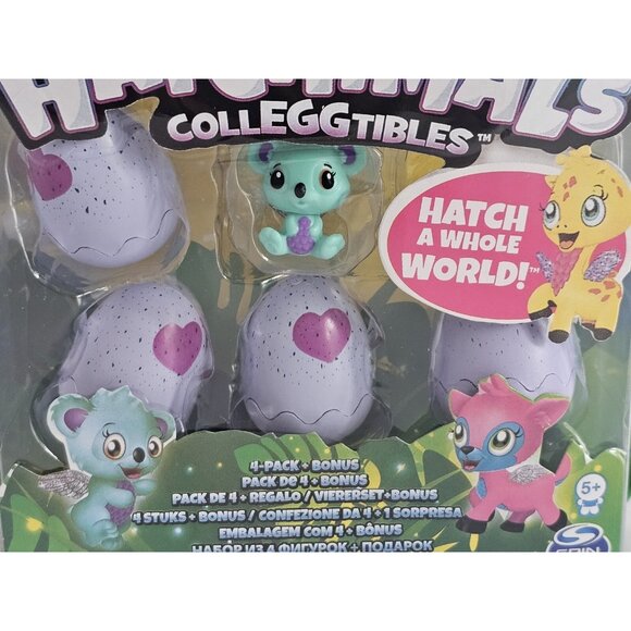 Hatchimals CollEGGtibles -Season 1, 4 Pack + Bonus - Picture 4 of 5